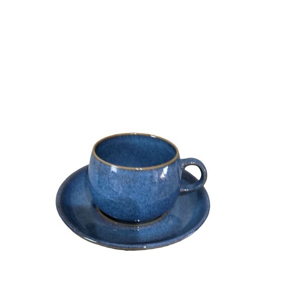Blue Denby - Authentic English Stoneware ~Replacement cup and saucer - Picture 8 of 9